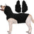 Black snug fit dog comfort vest, in Black, image 7