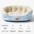 Fluffy all-season dog bed with raised sides in soft colours, photo 15