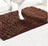 Absorbent chenille pet mat with non-slip base in grey, photo 8