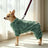 Fleece lined cable knit dog jumpsuit, available in 12 colours, image 1