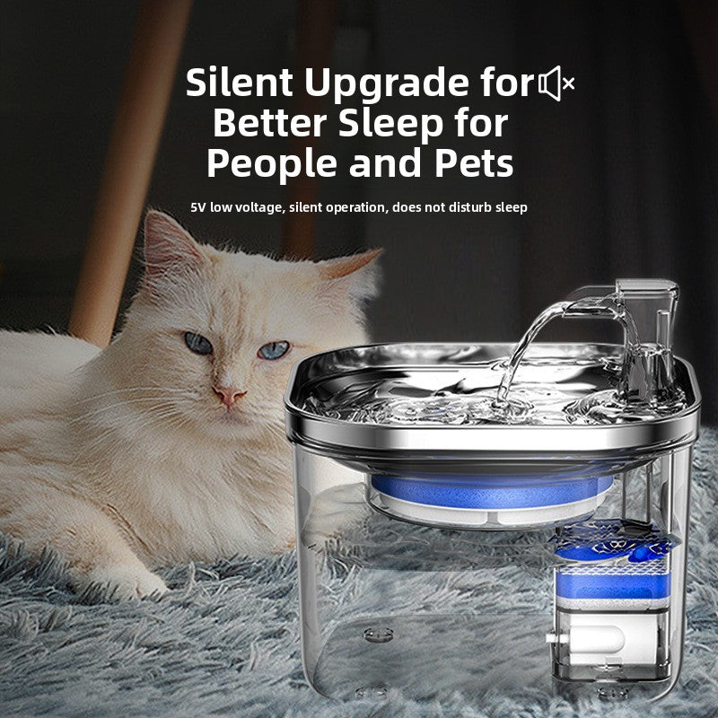 Automatic Pet Water Fountain with Filtration System