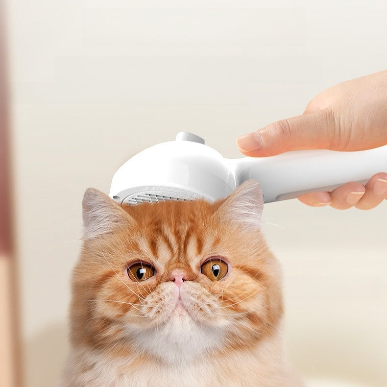 Motorised Pet Grooming Comb with Spray Reservoir, Auto Combing