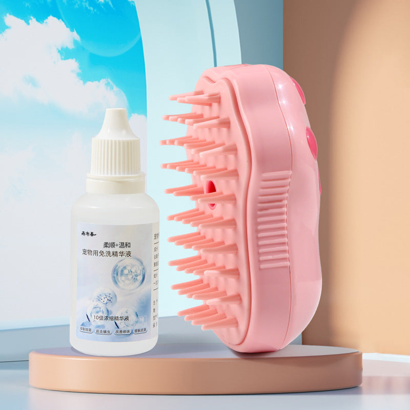 Cat Paw Spray Grooming Comb, Water Mist Massage Brush