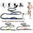 Hands-free running lead with waist belt in 5 colour options