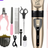 Cordless Pet Clipper Kit with Guide Combs, Scissors and Nail File