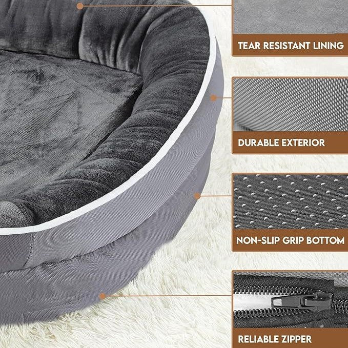Orthopaedic Dog Bed with Removable Washable Cover
