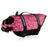 Dog life jacket swim vest with adjustable straps in floral print, view 16