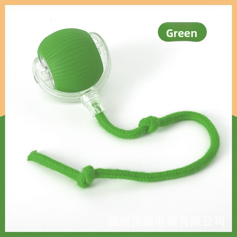 Self play cat toy ball with rope for indoor cats, view 6