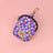 Patterned dog harness with ID tag in purple heart print, product image 17