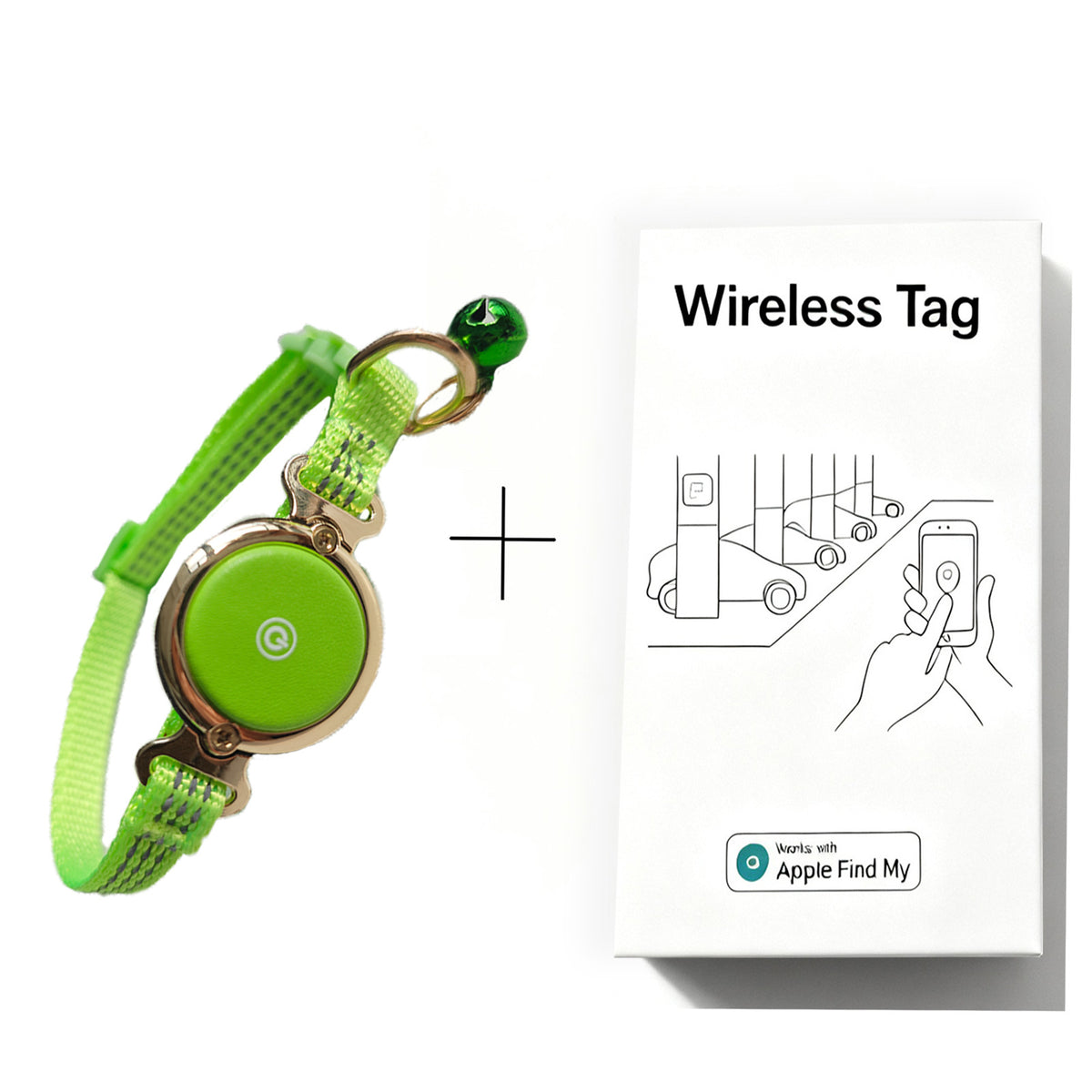 Slim nylon pet collar with built-in rechargeable Bluetooth locator, product image 15