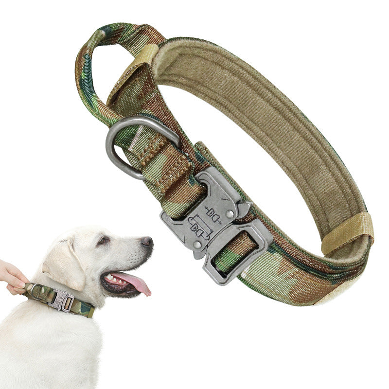 Tactical nylon collar and lead for dogs, main product photo