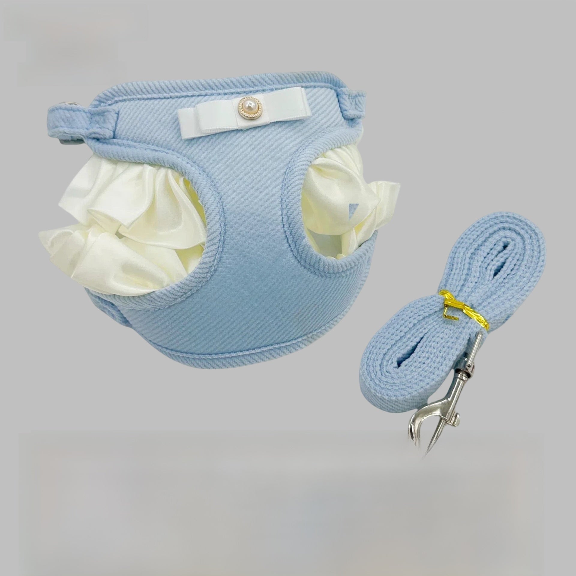 Soft vest harness and lead set, 2 sizes available