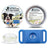 Pet Cat Dog Button Silicone Collar