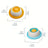 Anti-Spill Pet Slow Feeder Lick Tray for Cats and Dogs, Durable Plastic