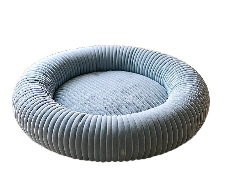 Plush PV fleece cat tunnel nest with removable cushion, view 18