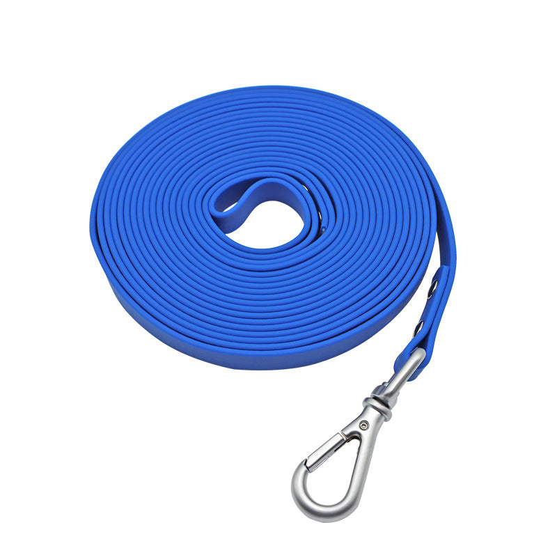 Waterproof PVC dog training lead with embossed strap, product image 11