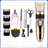 Ceramic Blade Pet Clipper Set with Guide Combs, USB Cordless