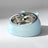 Stainless Steel Pet Food Bowl with Slanted Opening and Non-Slip Silicone Base, 100ml