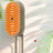 Pet Steam Spray Brush for Cats and Dogs, Reduces Flying Fur