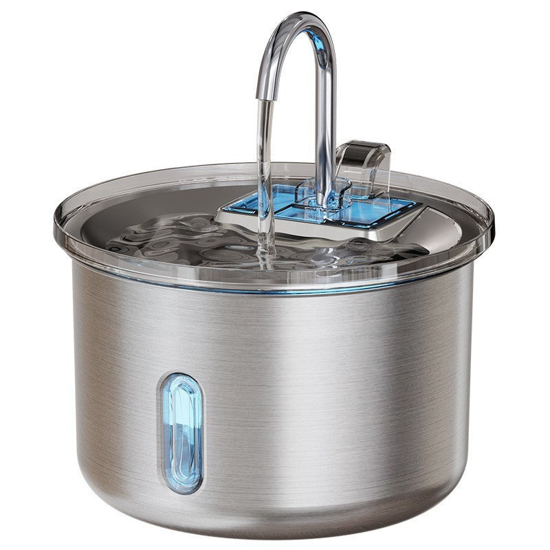 Automatic Circulating Pet Water Dispenser, 2L Quiet USB Fountain with Adjustable Flow