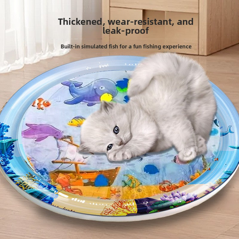 Sail print pet cooling water mat for dogs and cats