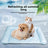 Summer pet cooling mat and ice pad, alternative angle view