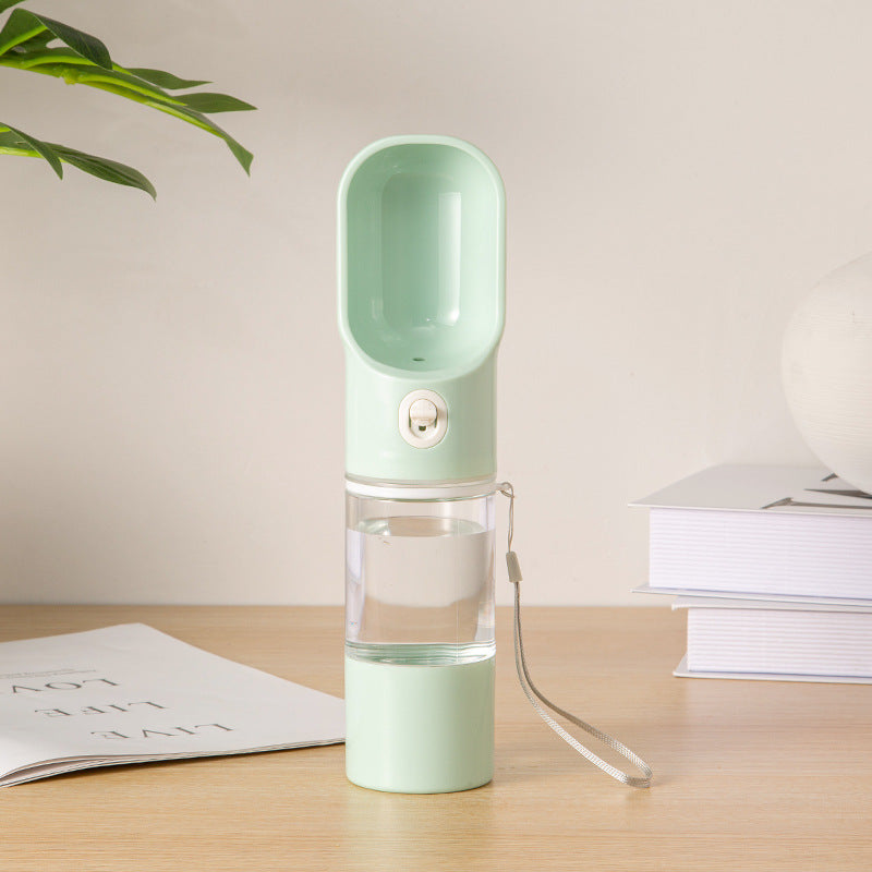 Portable Pet Water Bottle with Food Container