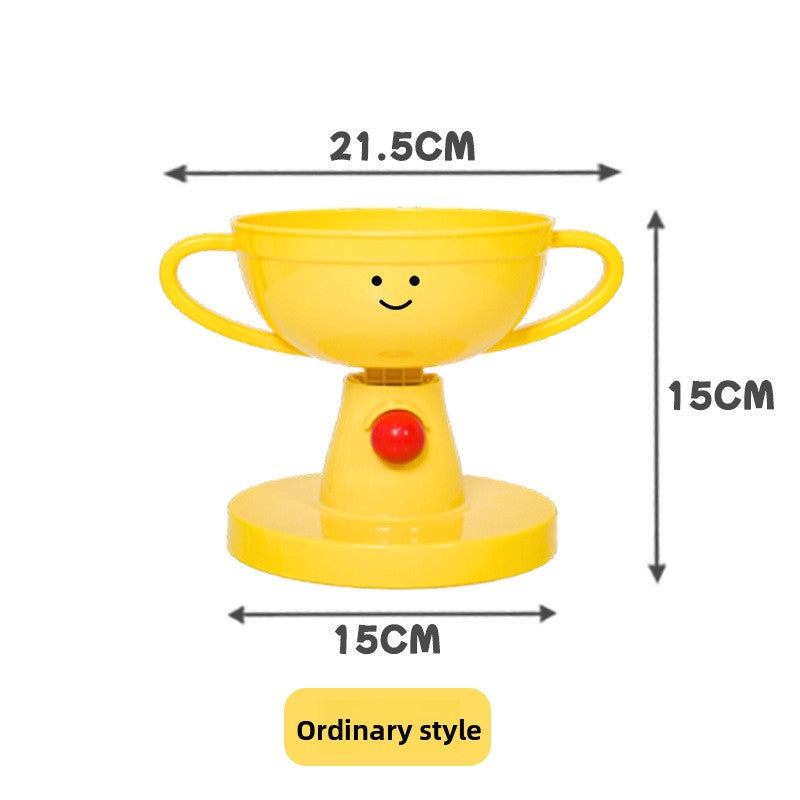 Anti-Spill Elevated Double Pet Bowl in Plastic or Ceramic with Neck Protection