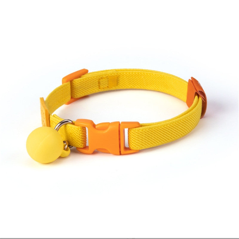 Elastic collar for cats and small dogs in 14 colour options