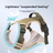 No pull dog vest harness in olive green with lead options, view 2