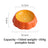 Ceramic Fruit-Shaped Pet Feeding Bowl with Anti-Spill Base in Small and Large Sizes