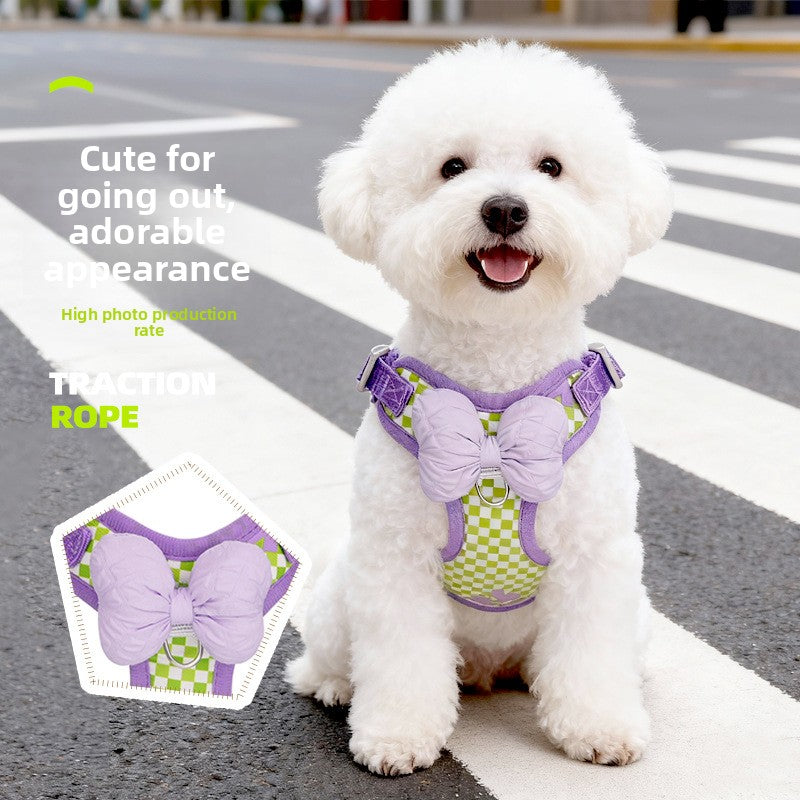 Breathable mesh X-harness with reflective strips, main product photo