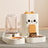 Detachable Split-Type Cat Feeder and Water Bowl Set with Measure Markings