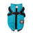 Waterproof padded dog winter coat with cotton insulation in Blue, top view