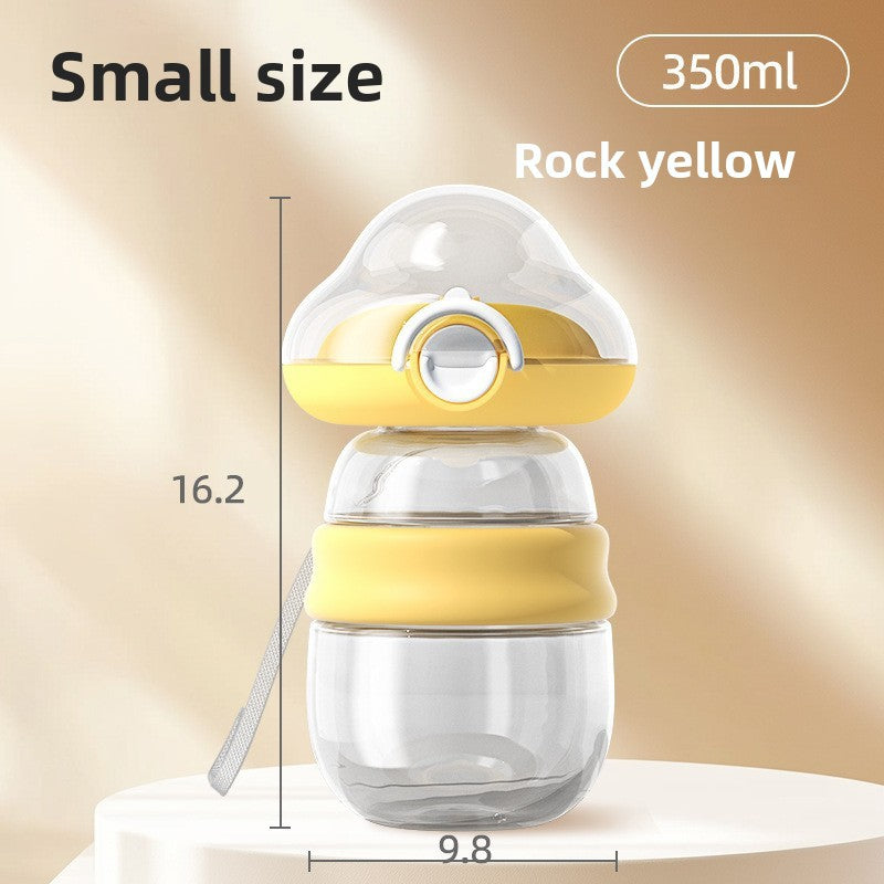 Portable Leak-Proof Pet Water Bottle with Drinking Cup for Dogs on Walks