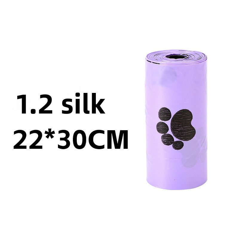 Biodegradable dog poop bags on rolls, product detail photo