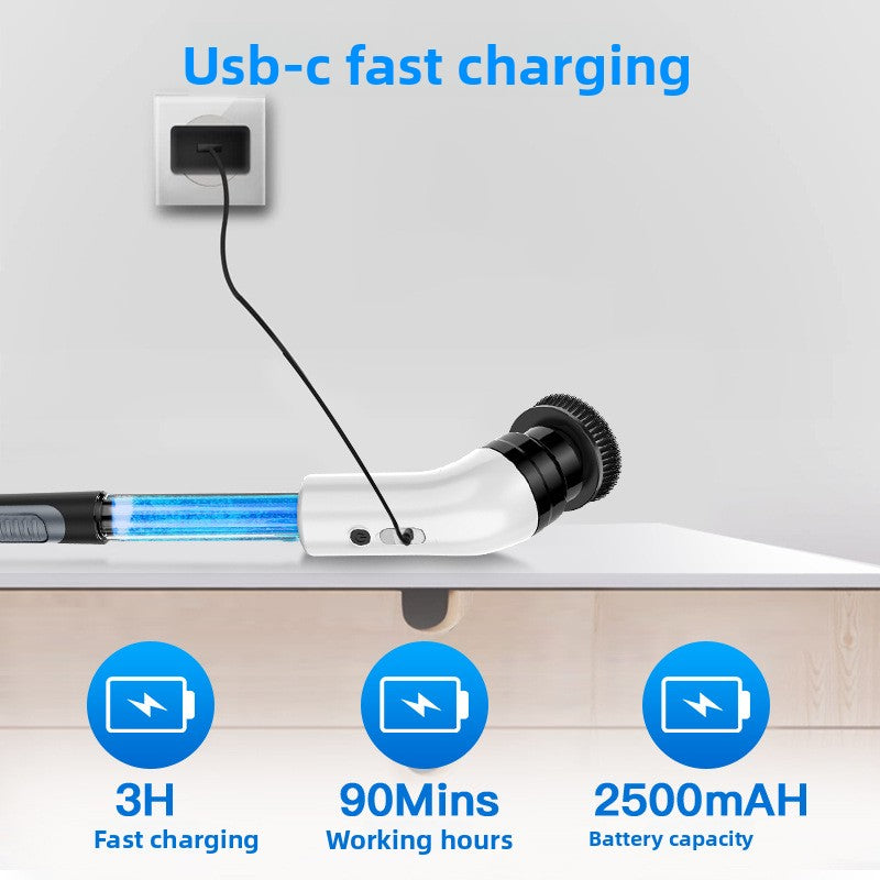Rechargeable Electric Aquarium Brush with Interchangeable Heads