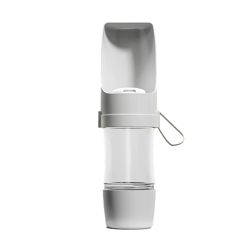 Outdoor Portable Pet Water Cup, 450ml Lightweight Travel Bowl with Removable Cup