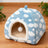 Enclosed triangle cat nest bed with cosy entrance opening, photo 8