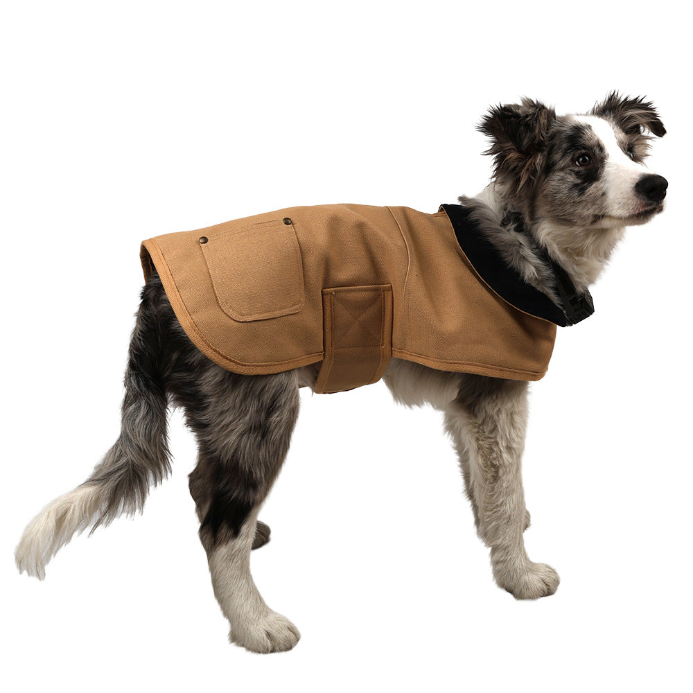 Quilted canvas dog coat, available in 5 styles, sizes Small to Medium, image 6