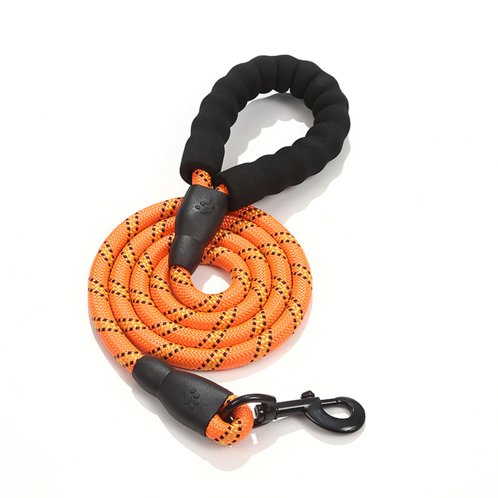 Everyday dog leads in eight bright colours with reflective thread
