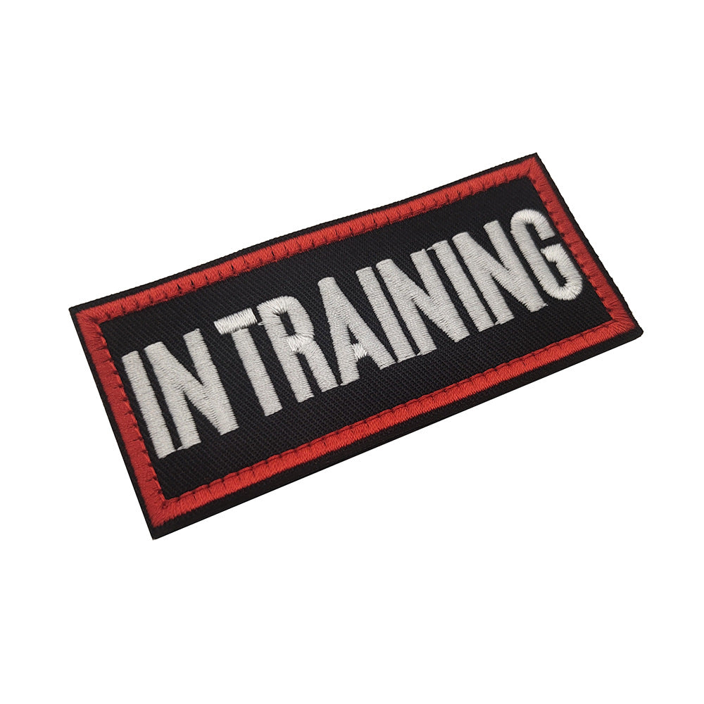 Embroidered hook and loop dog vest patch reading do not pet, product image 8