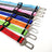 Short elastic dog lead and car seat belt, close-up detail view