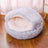 Winter Semi-Enclosed Cat Bed, 2-in-1 Warm Cave and Cushion