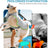 Silver grey dog cooling vest with ice pack pockets, product image 3