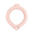 Cooling collar for dogs and cats in Smoke, close-up detail