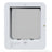 White sensor cat flap with tag keys and collars for selective entry, photo 3