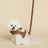 Coffee bear design small dog harness with mini backpack and hat, product image 10