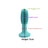 Natural rubber dog toothbrush chew toy with claw shaped base, view 4