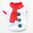 Christmas dog T-shirt in light polyester in Red Gingerbread Man, material detail